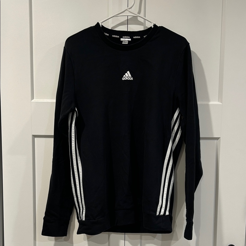 Adidas Black and White Sweatshirt